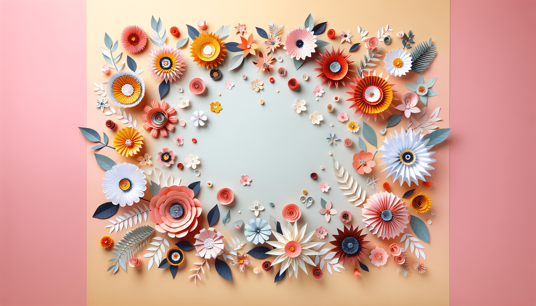 Arte en Papel: Transformando Espacios con Flores Creativas