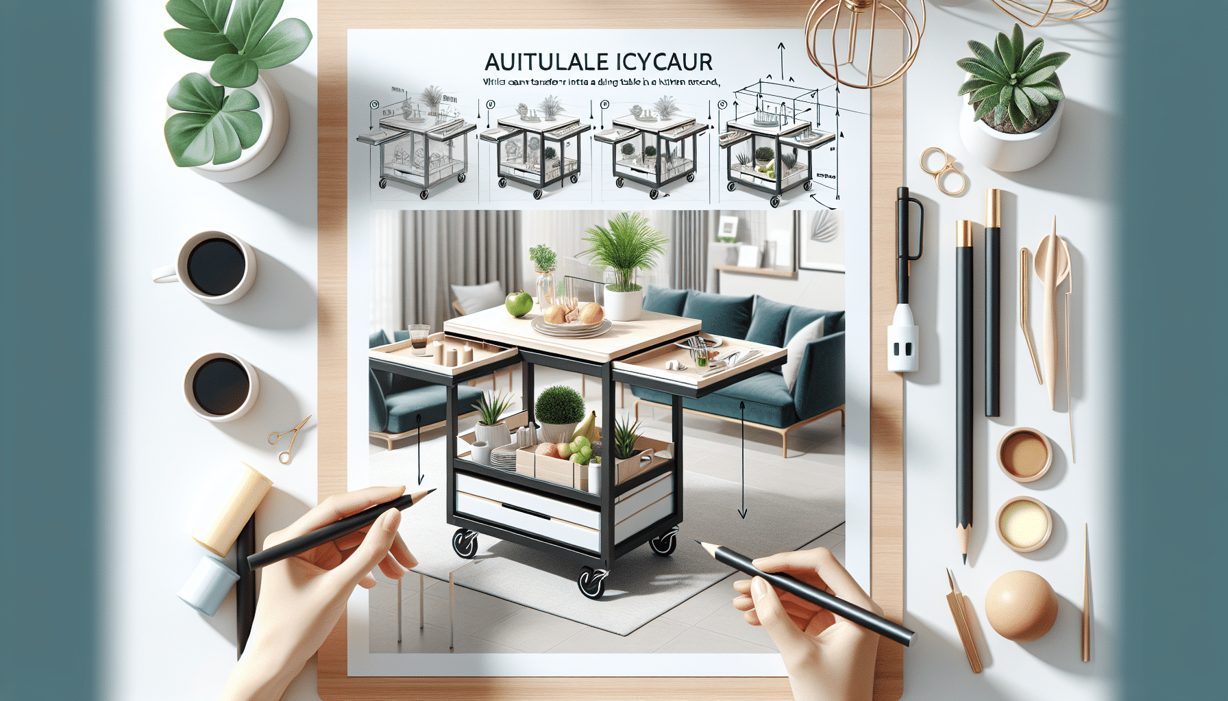 Ikea Revoluciona el Hogar: Carrito Multifunción que se Transforma en Mesa o Isla de Cocina al Instante