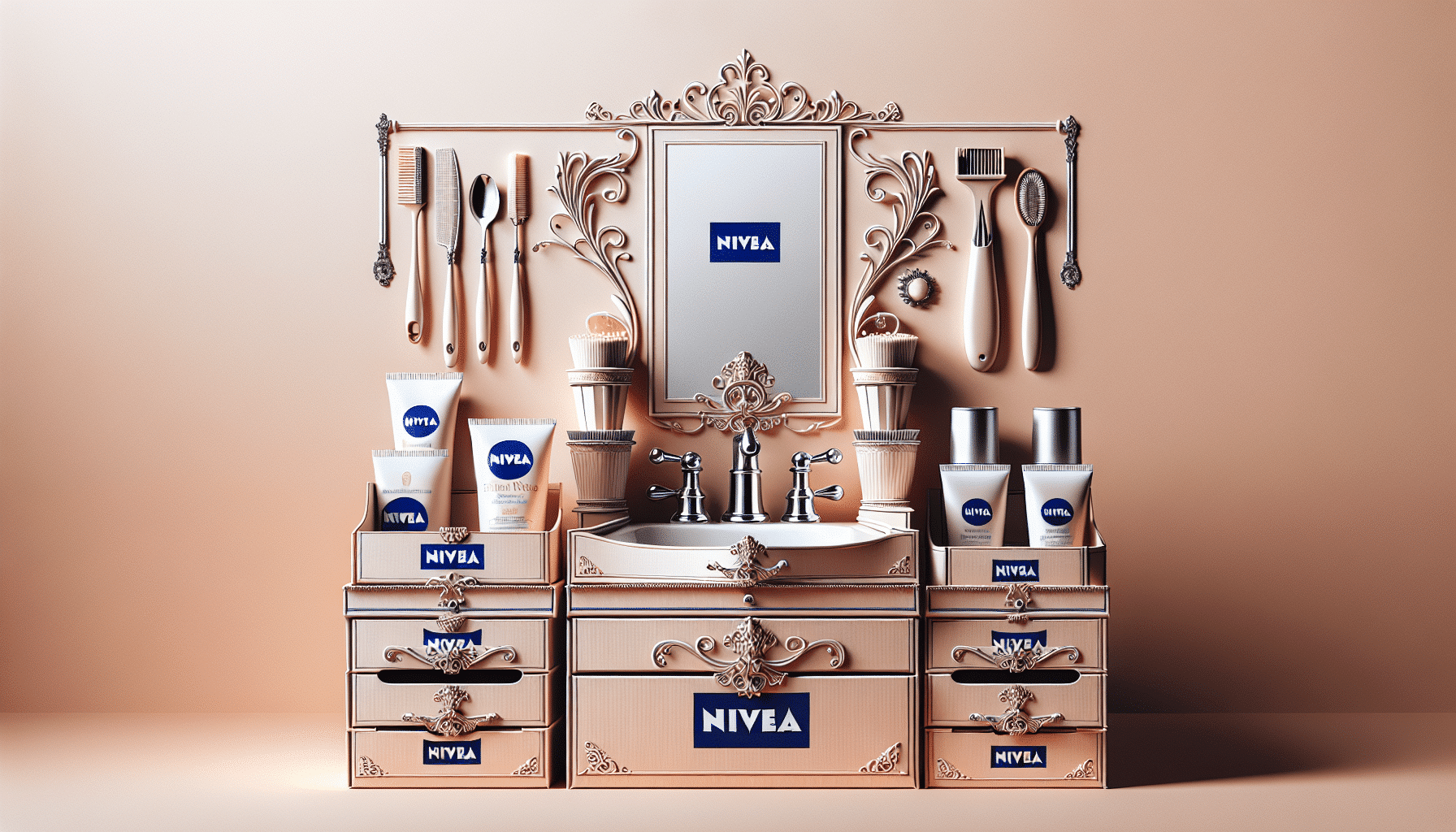 Crea Organizadores Sofisticados para tu Baño: Dale Nueva Vida a las Cajas Vacías de Nivea