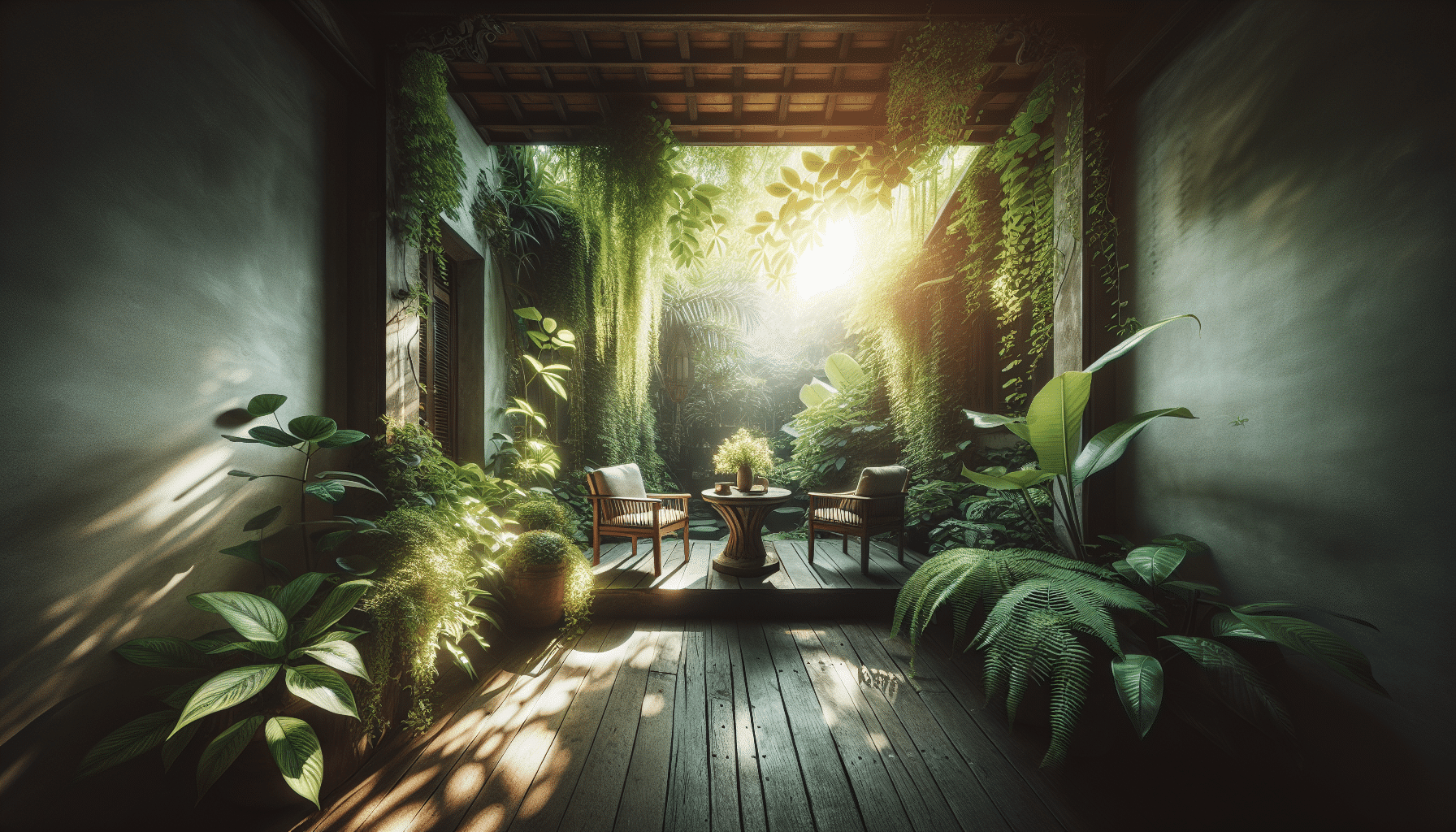 Descubriendo el Encanto de una Terraza Interior: Un Refugio Escondido