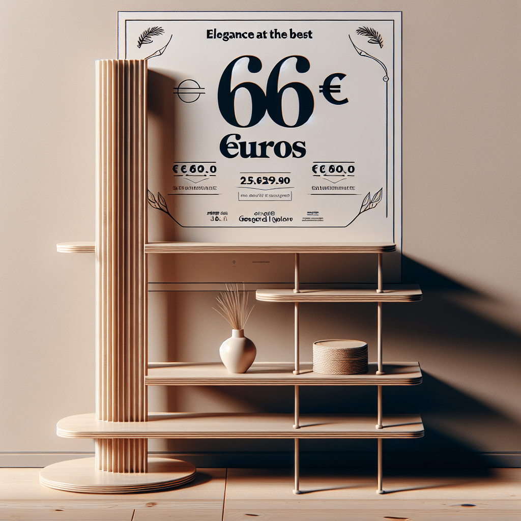 Estante Sofisticado de Pepco a Solo 6 Euros: ¡Elegancia al Mejor Precio!