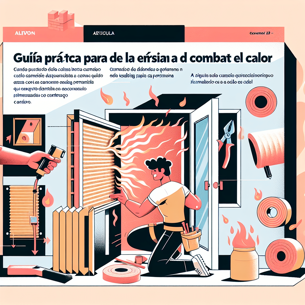Guía Práctica para Aislar el Cajón de la Persiana y Combatir el Calor