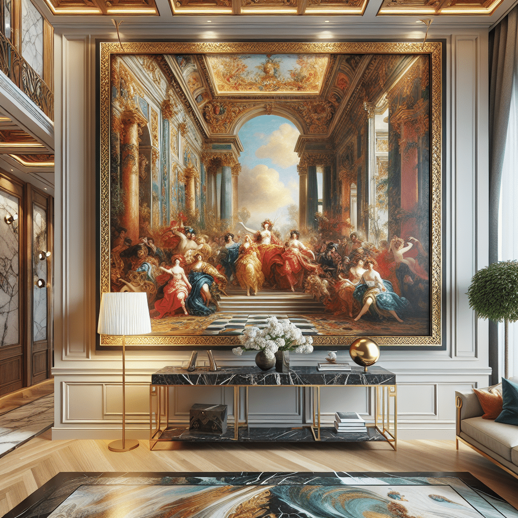 Renueva tu Recibidor con un Antiguo Cuadro Transformado en Elegante Decoración