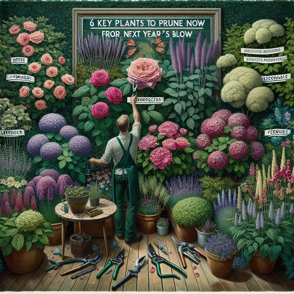 6 Plantas Clave para Podar Ahora y Asegurar su Floración el Próximo Año