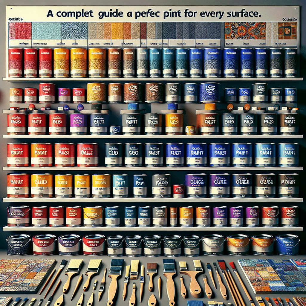 Guía Completa para Elegir la Pintura Perfecta para Cada Superficie