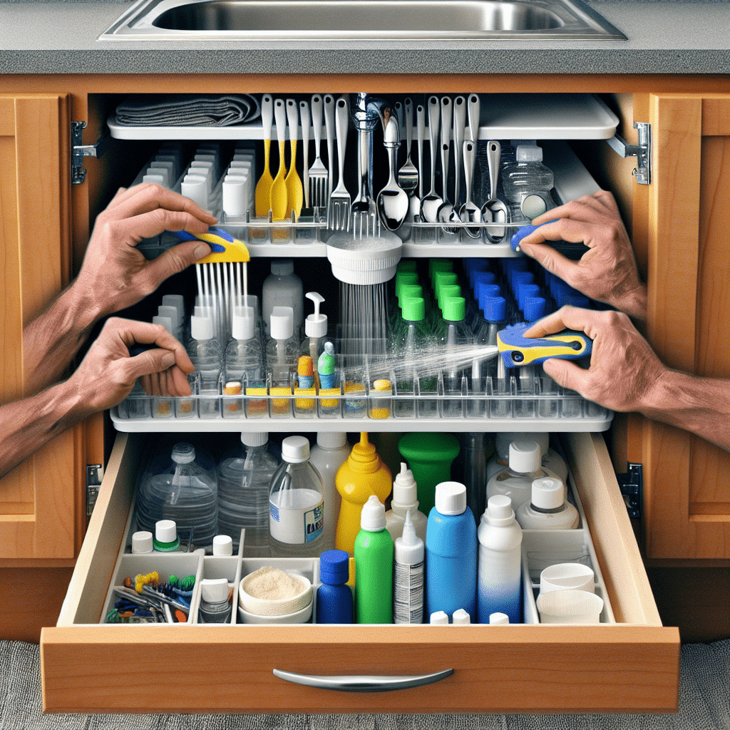 Transforma el Espacio Bajo el Fregadero con el Innovador Organizador de Dos Niveles de Leroy Merlin