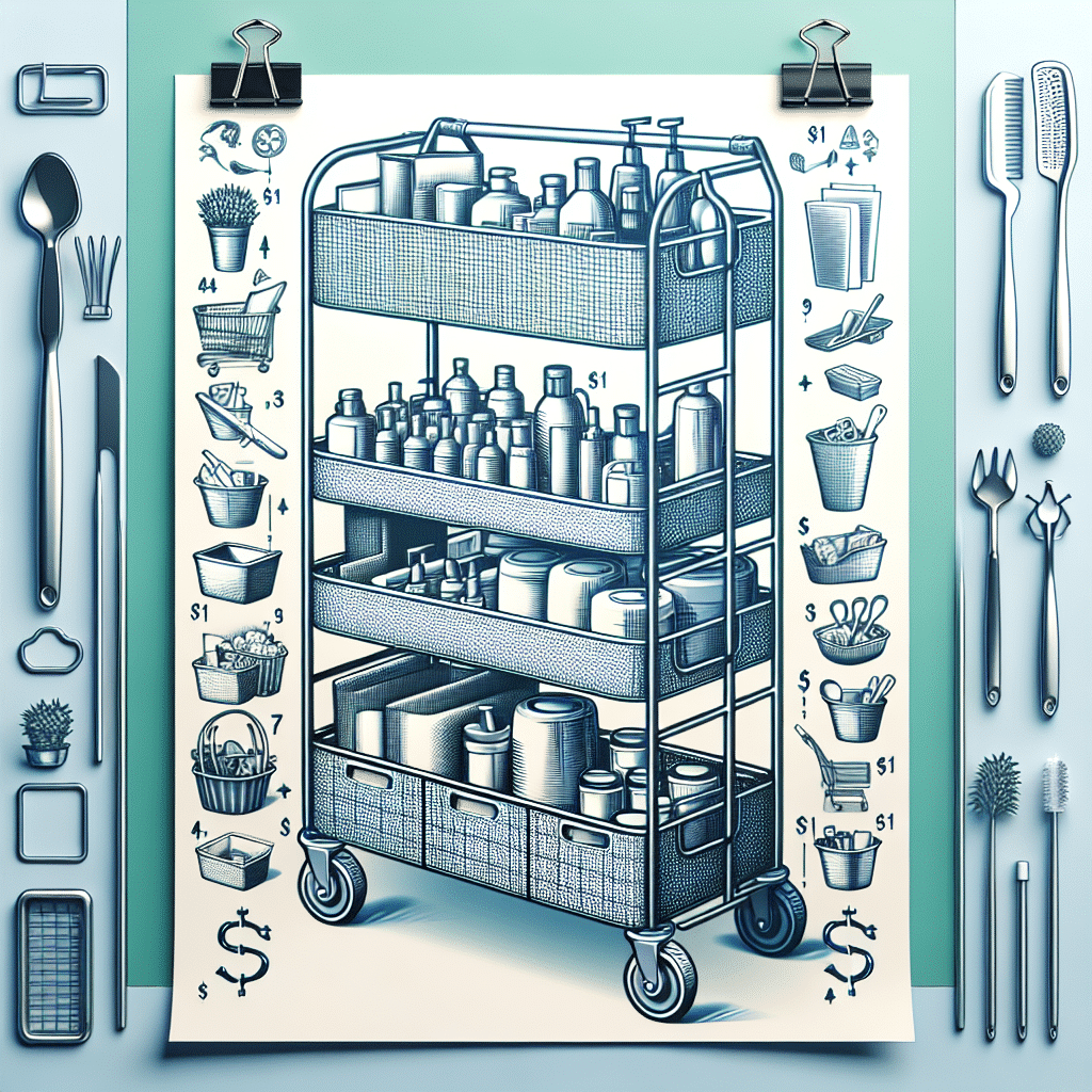 Aldi Sorprende con Carrito Versátil para Cocina y Baño a Precio Imbatible