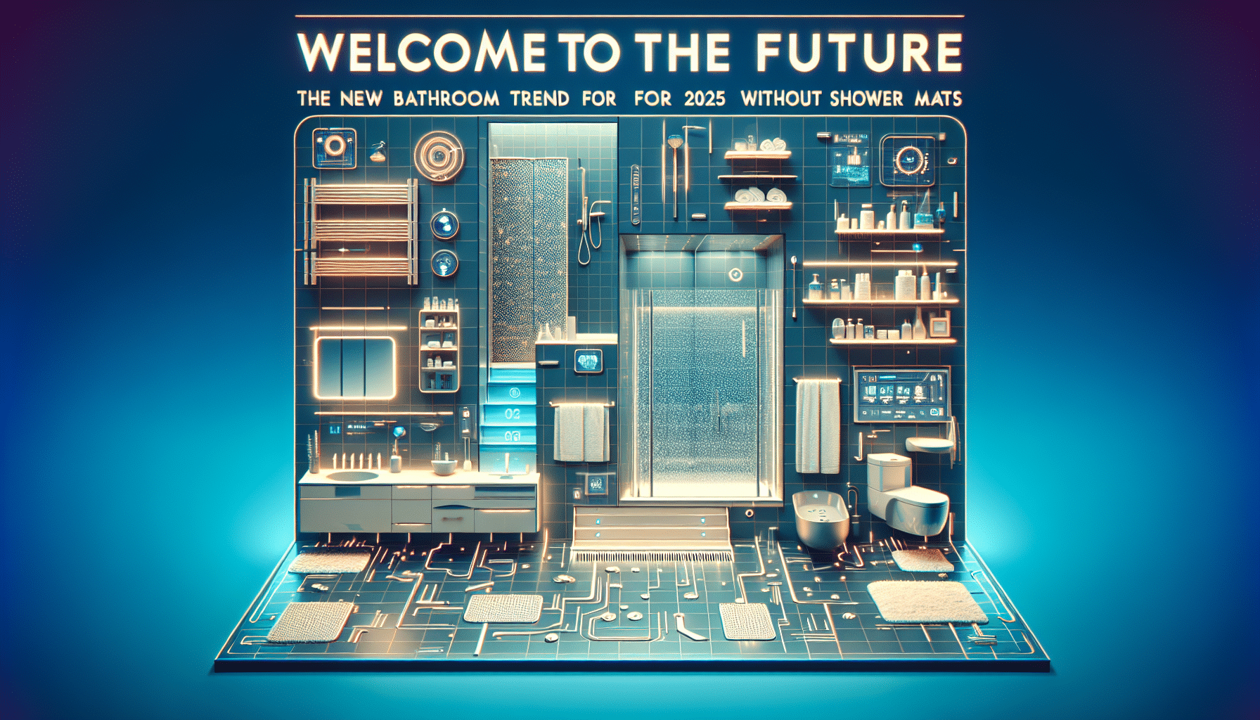 Descubre el Futuro: Baños 2025 Sin Alfombrillas de Ducha