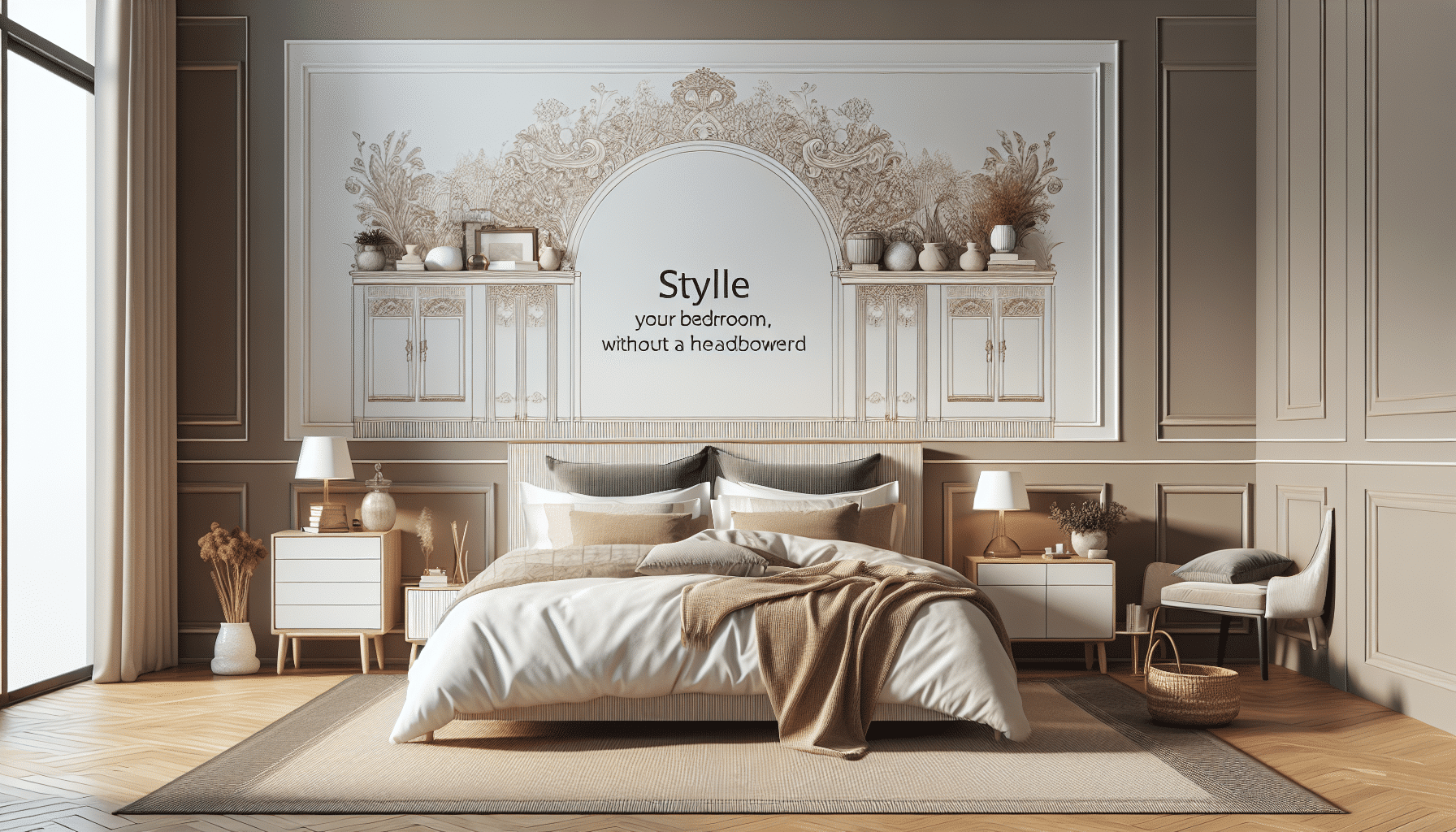 Transforma tu Dormitorio: Estilo sin Cabecero y Cama Pegada a la Pared