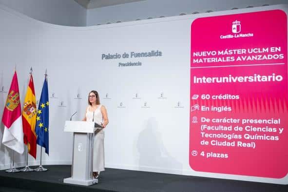 El Gobierno de Castilla-La Mancha autoriza el Máster en Materiales Avanzados para el próximo año académico en Ciudad Real.