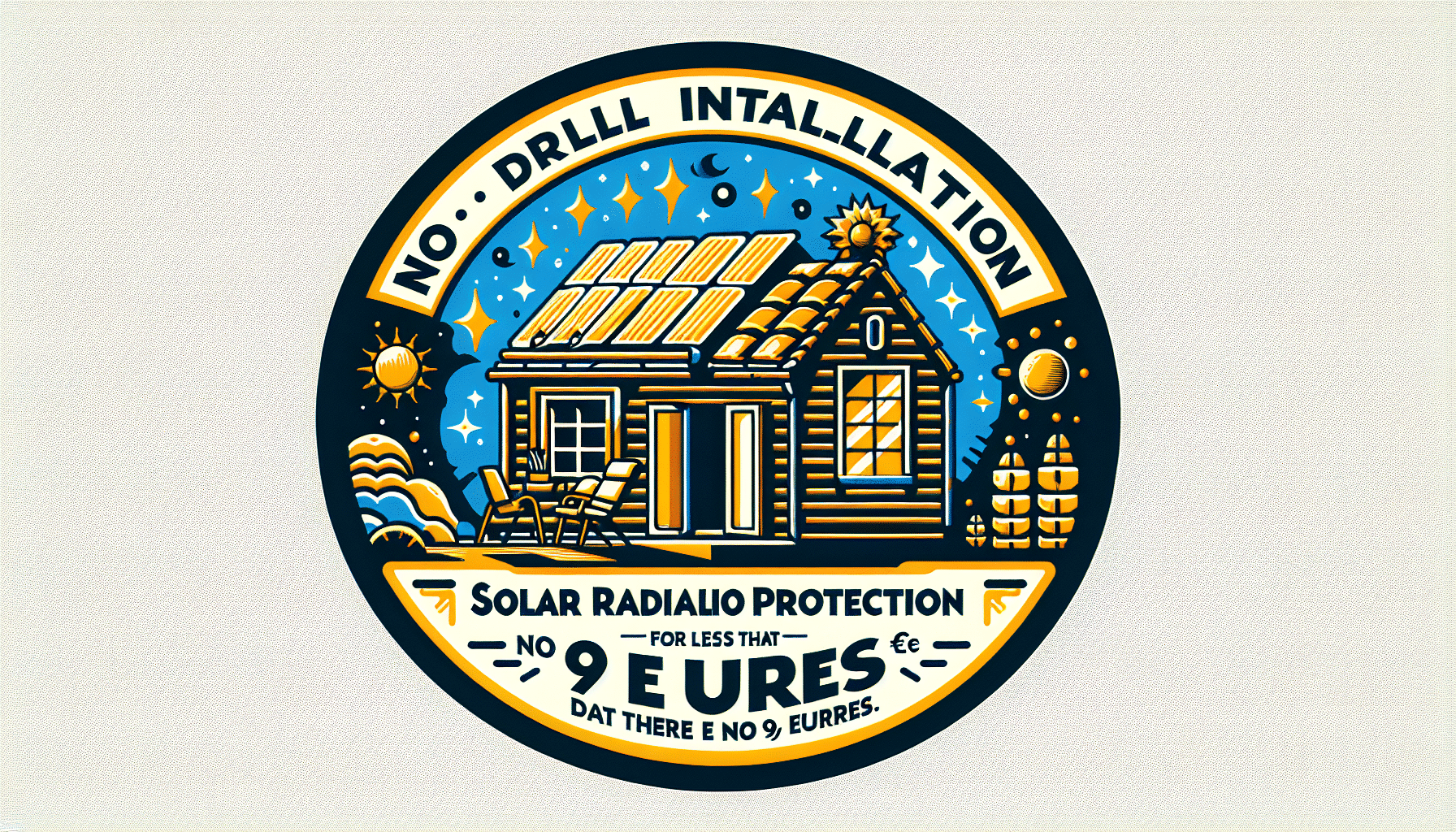 Solución Económica y Sin Taladros: Protege tu Espacio de la Radiación Solar por Menos de 9 Euros