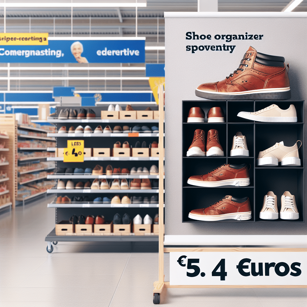 Revoluciona Tu Espacio: Lidl Lanza Organizador de Zapatos por Solo 4 Euros