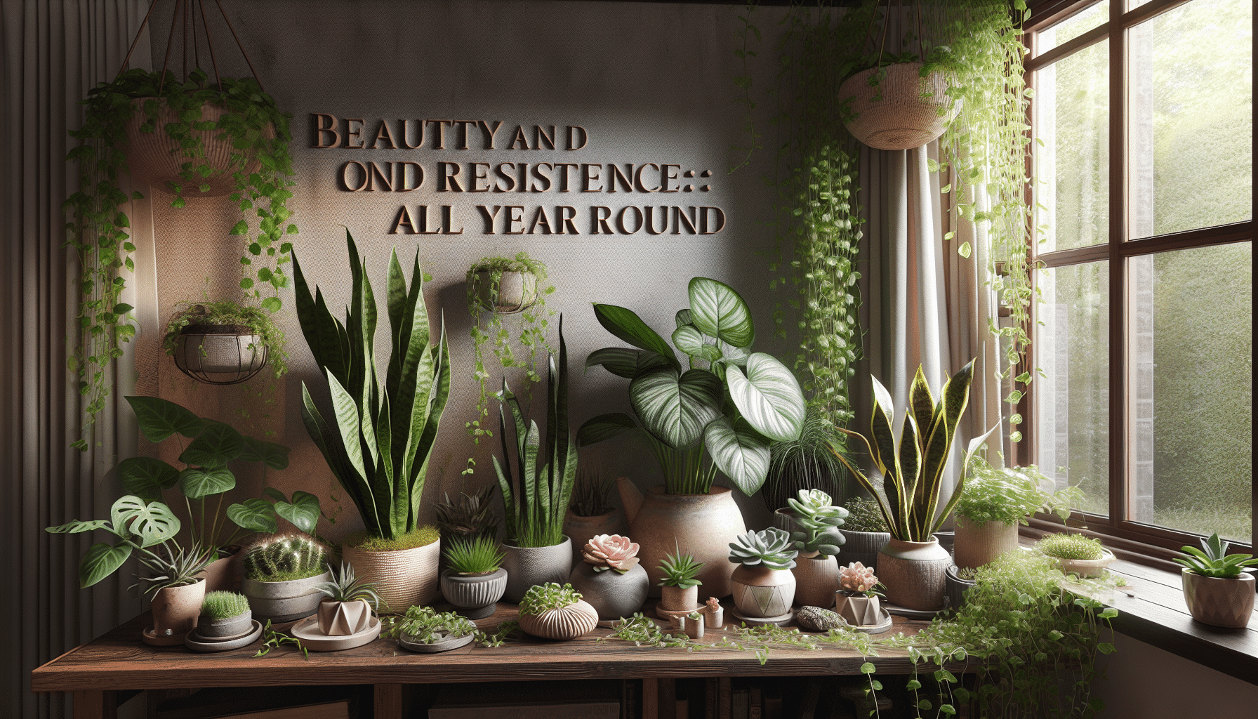 Plantas de Interior: Encanto y Durabilidad en Cada Estación