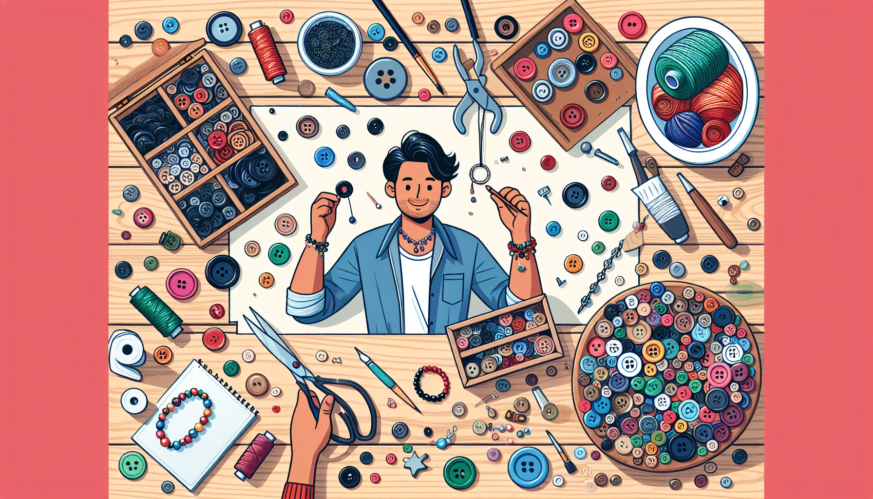 Transforma Tus Botones en Joyas Artesanales Desde Casa