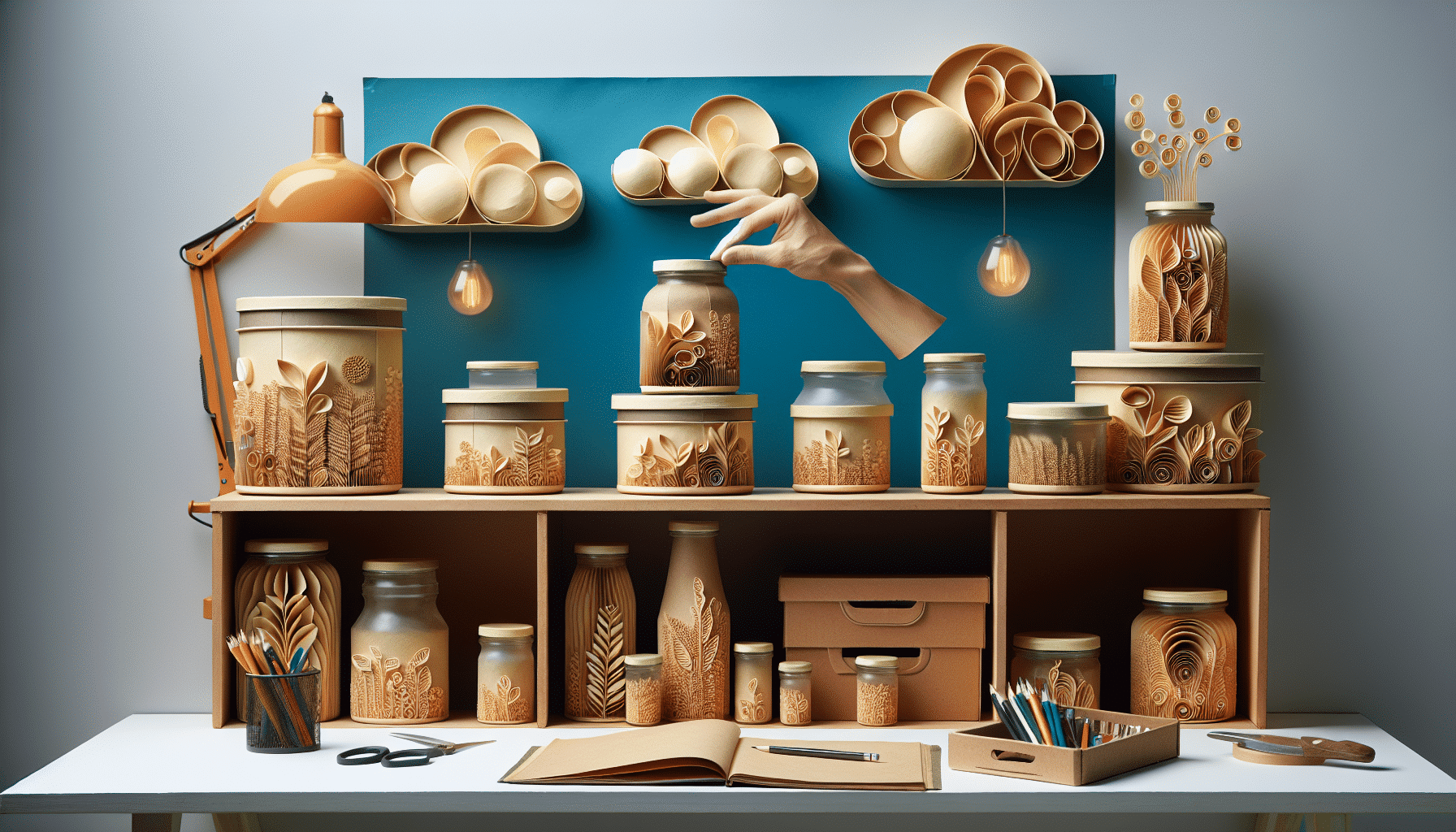 Organiza Creativamente: Transforma Tus Botes Usando Papel Adhesivo