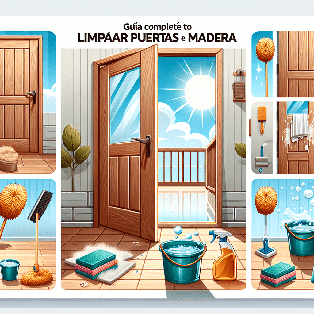 Guía Completa para Limpiar Puertas de Madera: Estrategias para Interior y Exterior