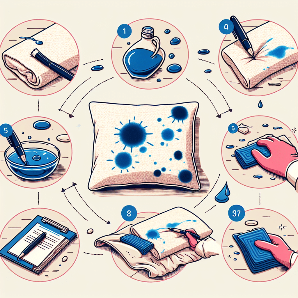 Elimina Manchas de Tinta de Bolígrafo en Cojines y Almohadas: Guía Práctica