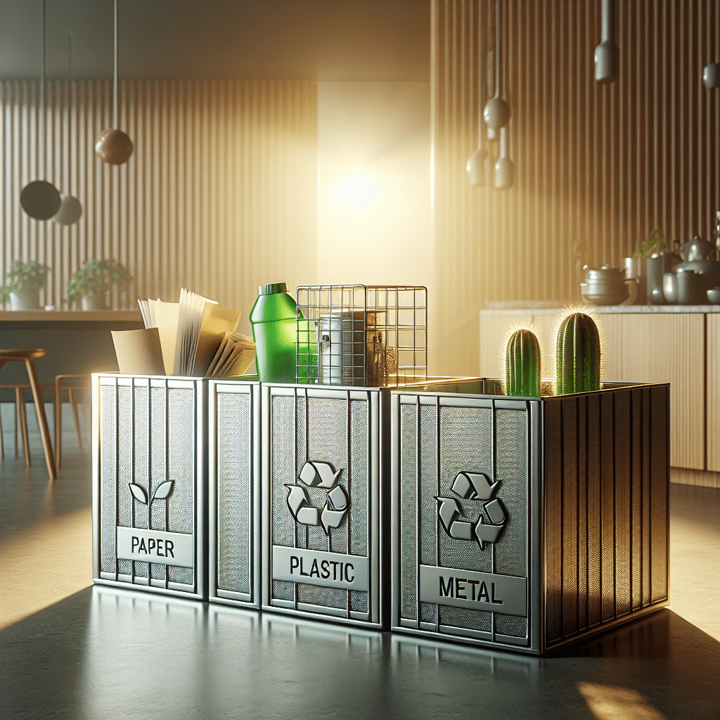 Innovadores Cubos de Reciclaje Songmics: Elegancia y Sostenibilidad para un Mañana Ecológico