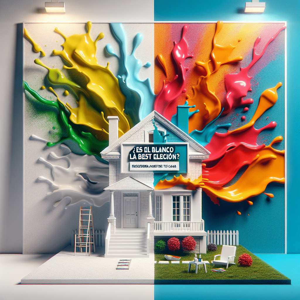 ¿Es el Blanco la Mejor Elección? Reconsidera Antes de Pintar Tu Casa