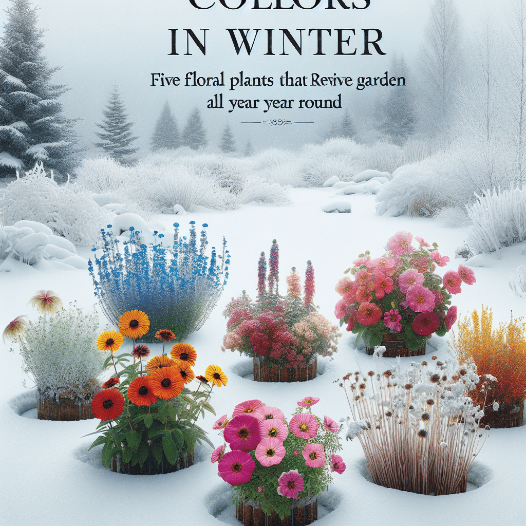 Colores En Invierno: Cinco Plantas Florales Que Reviven Tu Jardín Todo el Año