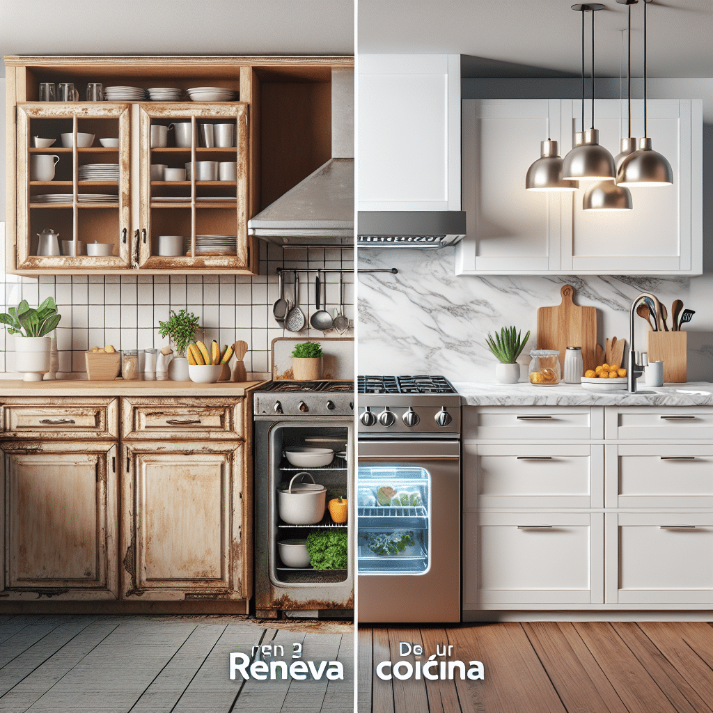 Renueva Tu Cocina: De Anticuada a un Espacio de Ensueño