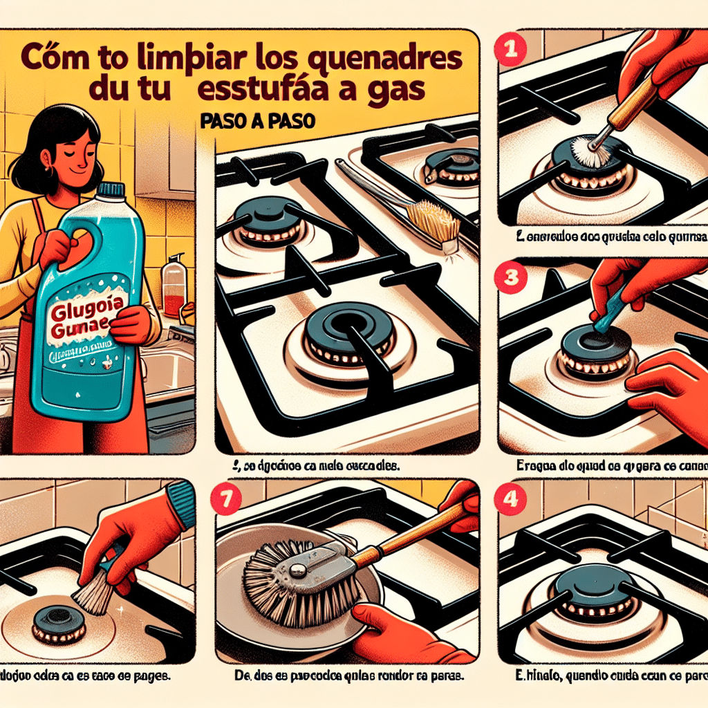 Cómo Limpiar Efectivamente los Quemadores de tu Estufa a Gas: Guía Paso a Paso