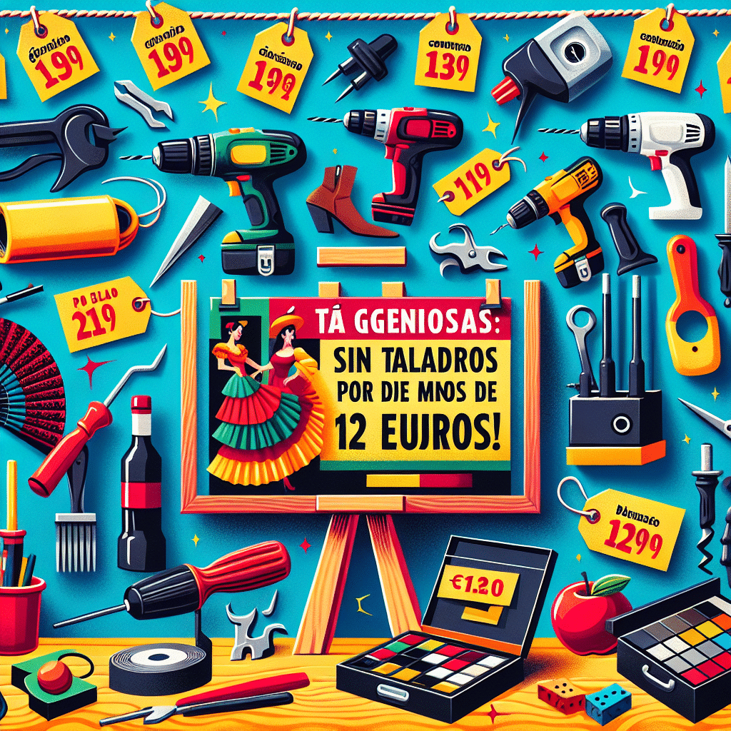 ¡Ofertas Ingeniosas: Sin Taladros por Menos de 12 Euros!