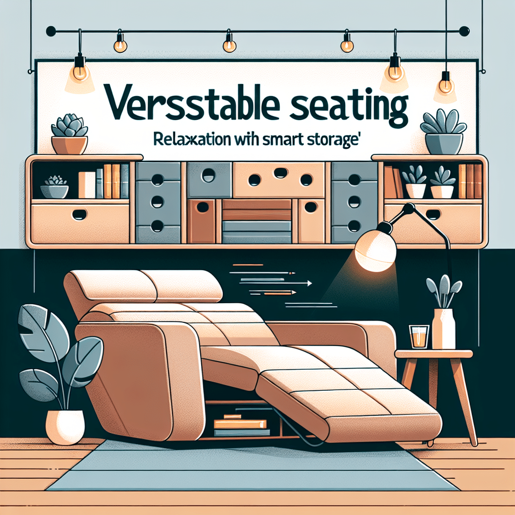 Asiento Versátil: Descanso con Almacenamiento Inteligente