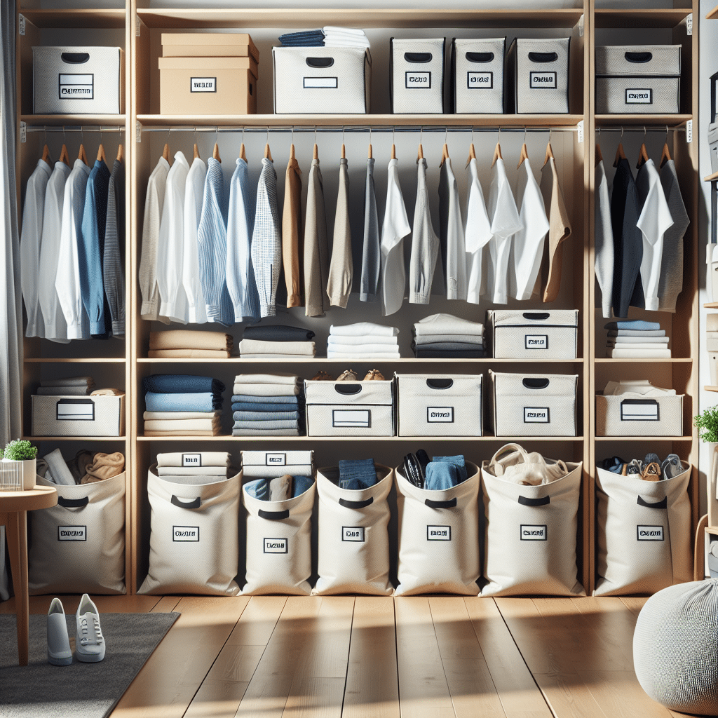 Maximiza tu Espacio: Bolsas de Almacenamiento para un Cambio de Armario Eficiente