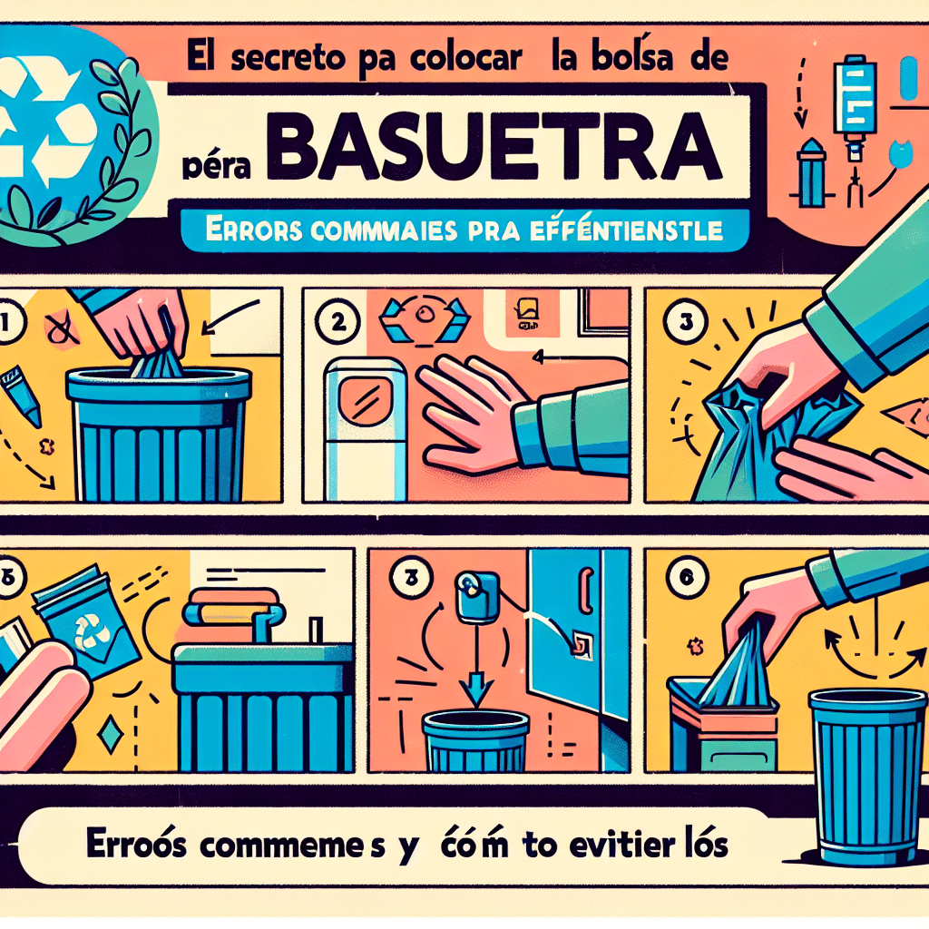 El Secreto para Colocar la Bolsa de Basura de Forma Eficiente: Errores Comunes y Cómo Evitarlos
