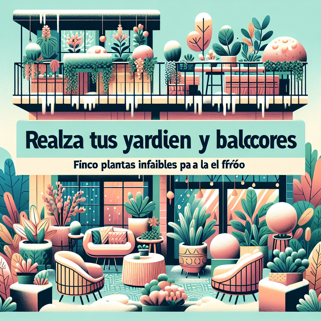 Realza tus Jardines y Balcones: Cinco Plantas Infalibles para el Frío