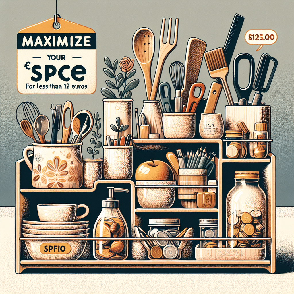 Maximiza Tu Espacio: Organizador de Encimera por Menos de 12 Euros
