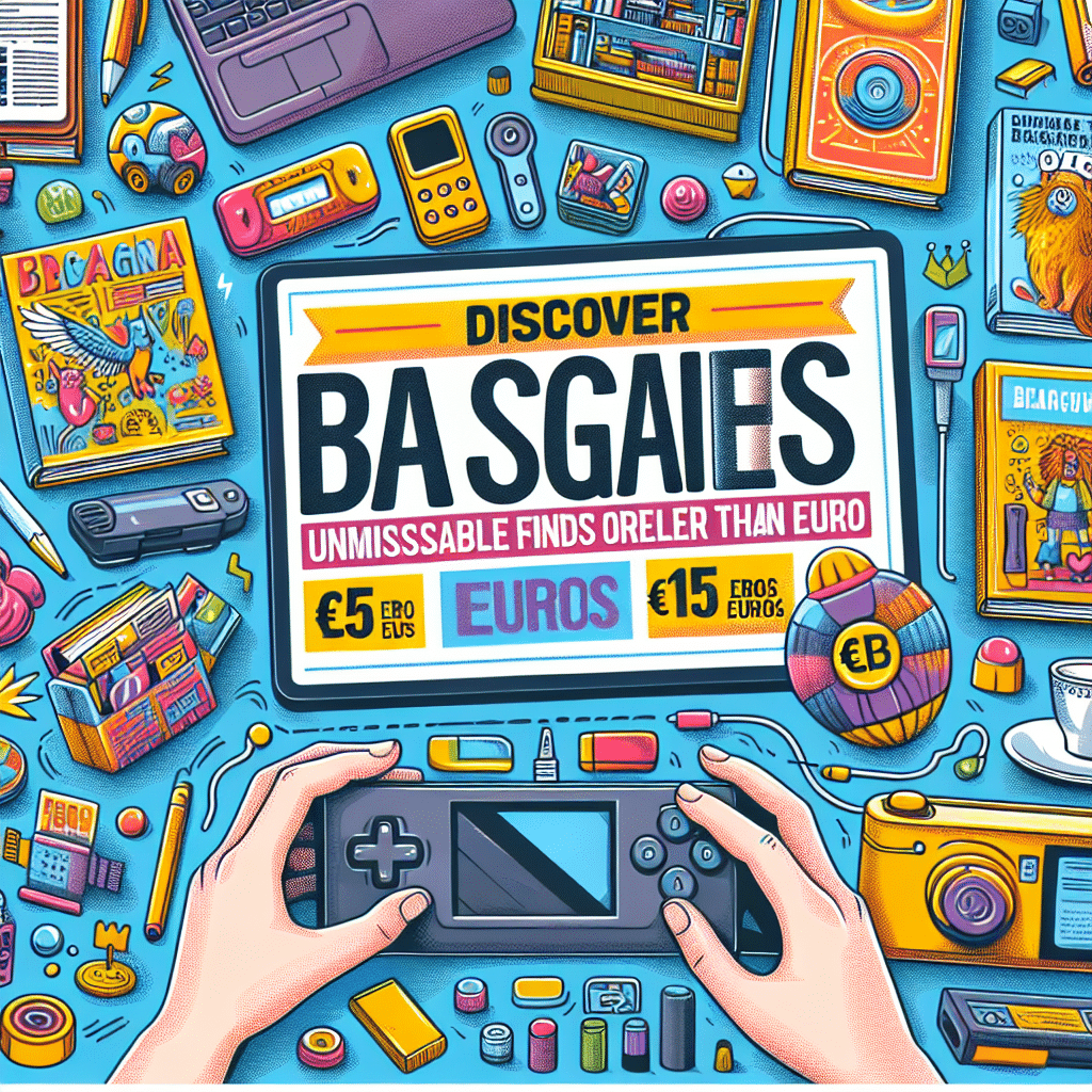 Descubre Gangas: Hallazgos Imperdibles por Menos de 15 Euros