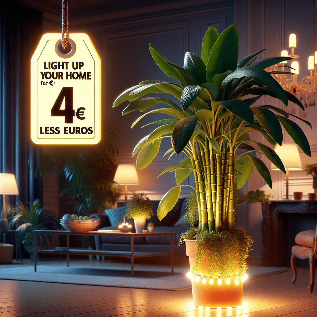 Ilumina tu Hogar con la Nueva Planta Tropical de Lidl: Resistente y Económica por Menos de 4 Euros