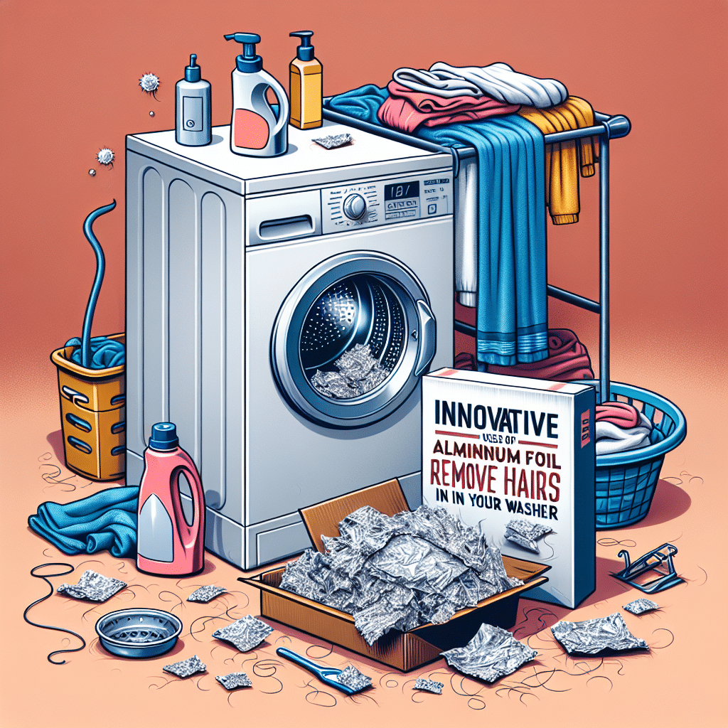Innovadores Usos del Papel de Aluminio para Eliminar Pelos en tu Lavadora