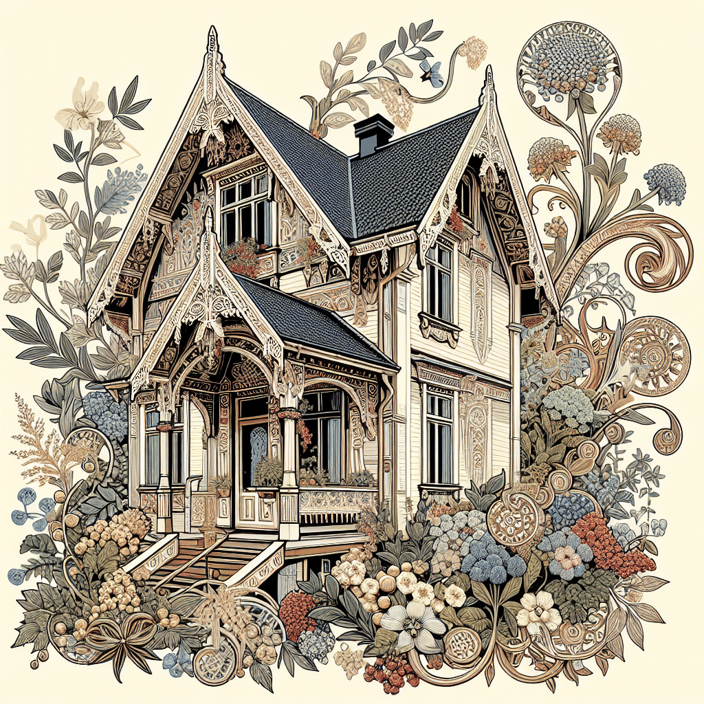 Encanto Floral en Väddö: La Magia de la Arquitectura Nórdica