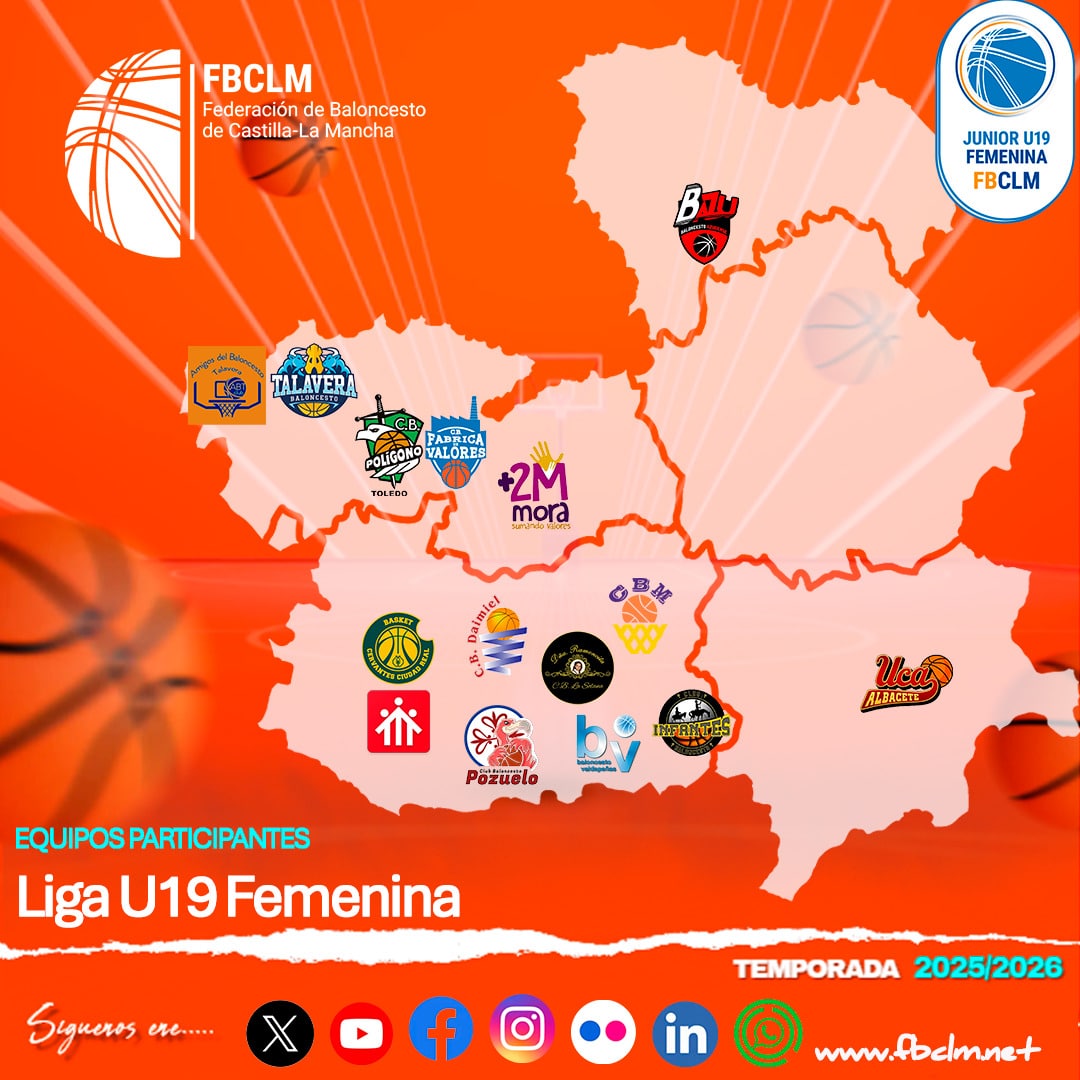 Calendario Oficial del 2025-2026 de la Liga U19 Femenina