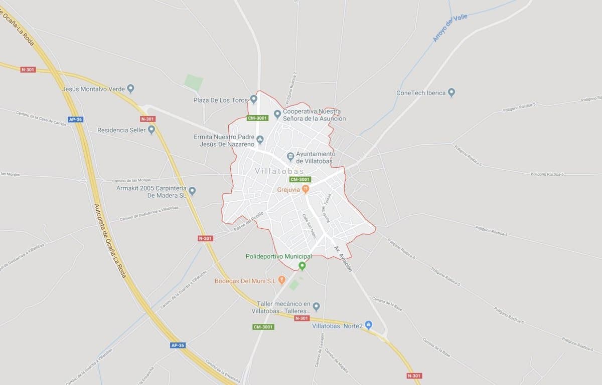 Cinco personas heridas en un accidente de un coche que se salió de la vía en la AP-36, cerca de Villatobas.