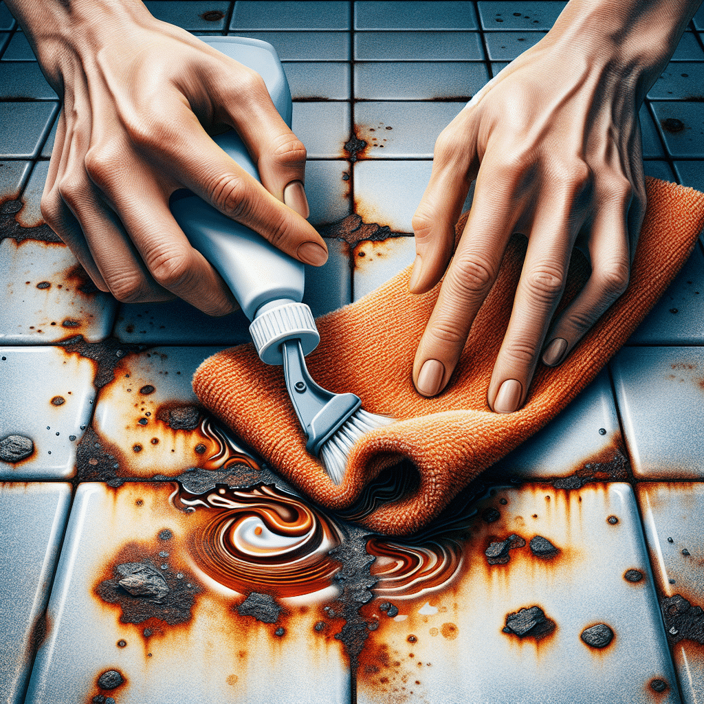 Elimina el Óxido de las Baldosas del Baño: Trucos Fáciles y Efectivos