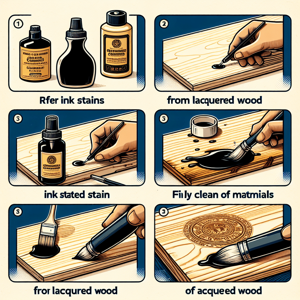 Guía Práctica para Quitar Manchas de Tinta en Muebles de Madera Lacada