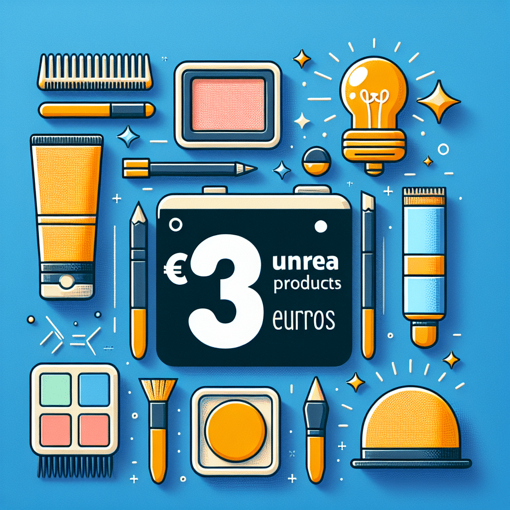 ¡Productos Sorprendentes por Menos de 3 Euros que No Querrás Perderte!