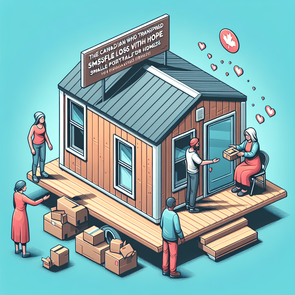 Innovación Canadiense: Mini Casas Móviles para Personas Sin Hogar