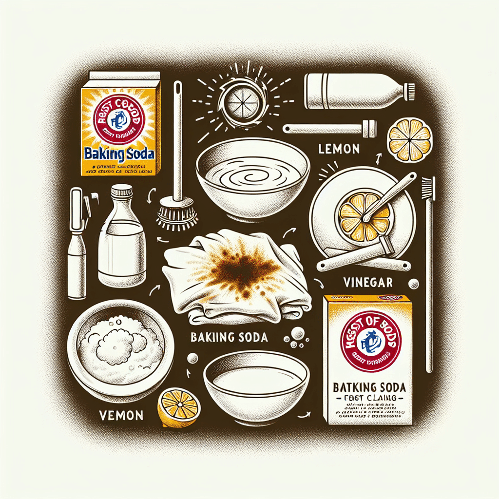 Guía Efectiva para Quitar Manchas de Óxido en Ropa Blanca con Bicarbonato, Limón y Vinagre