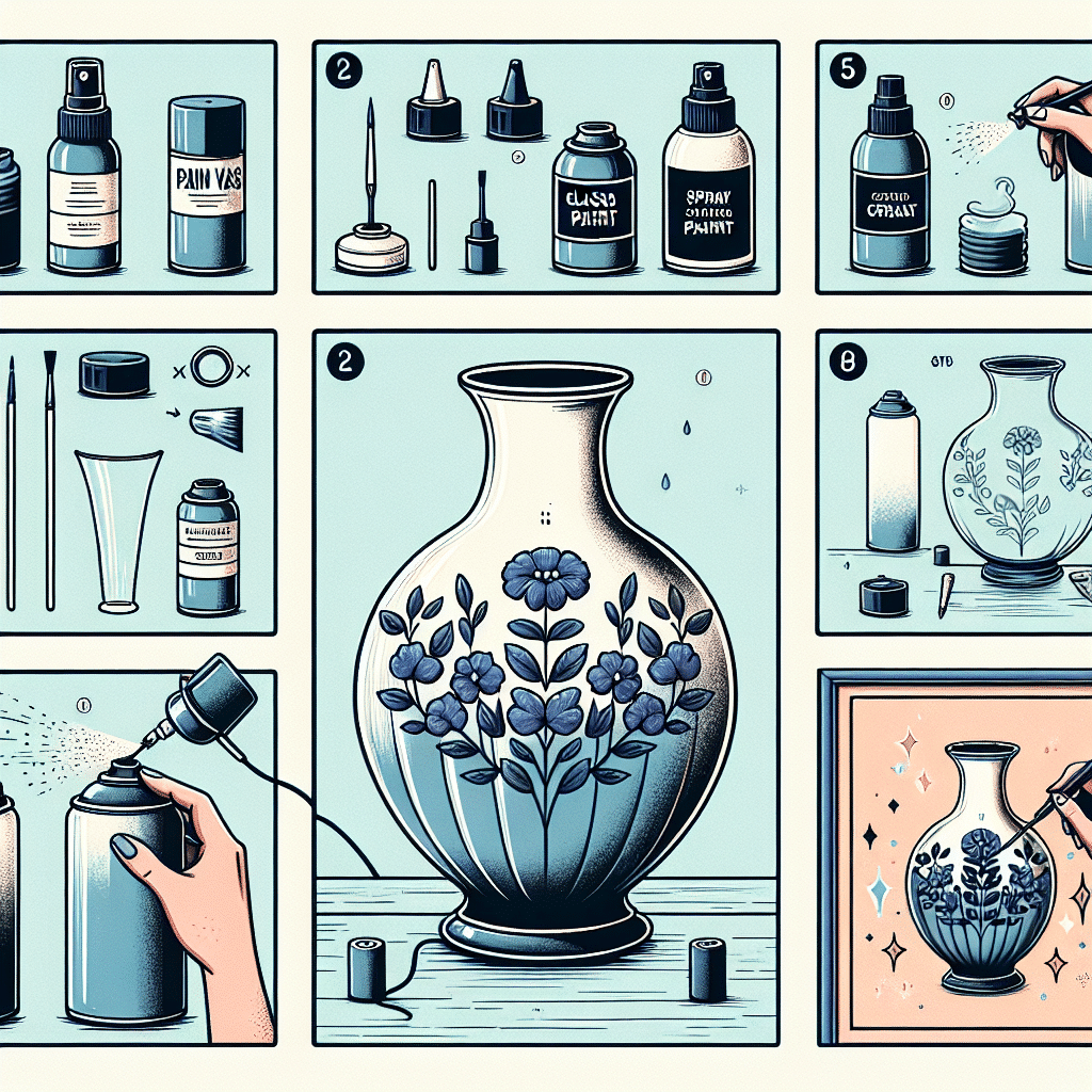 Manual Creativo: Ideas y Consejos para Pintar Jarrones de Cristal con Spray