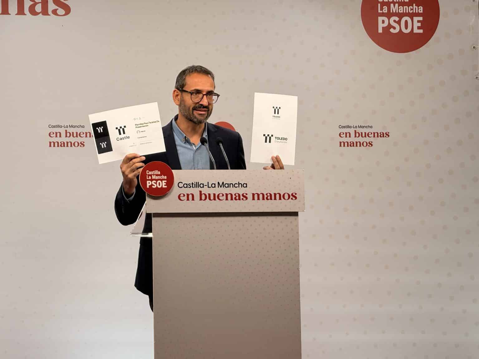 Gutiérrez solicita a PP y Vox que se disculpen y compensen a los ciudadanos por el «fallo» en el logotipo de la Diputación de Toledo, según el PSOE de Castilla-La Mancha.