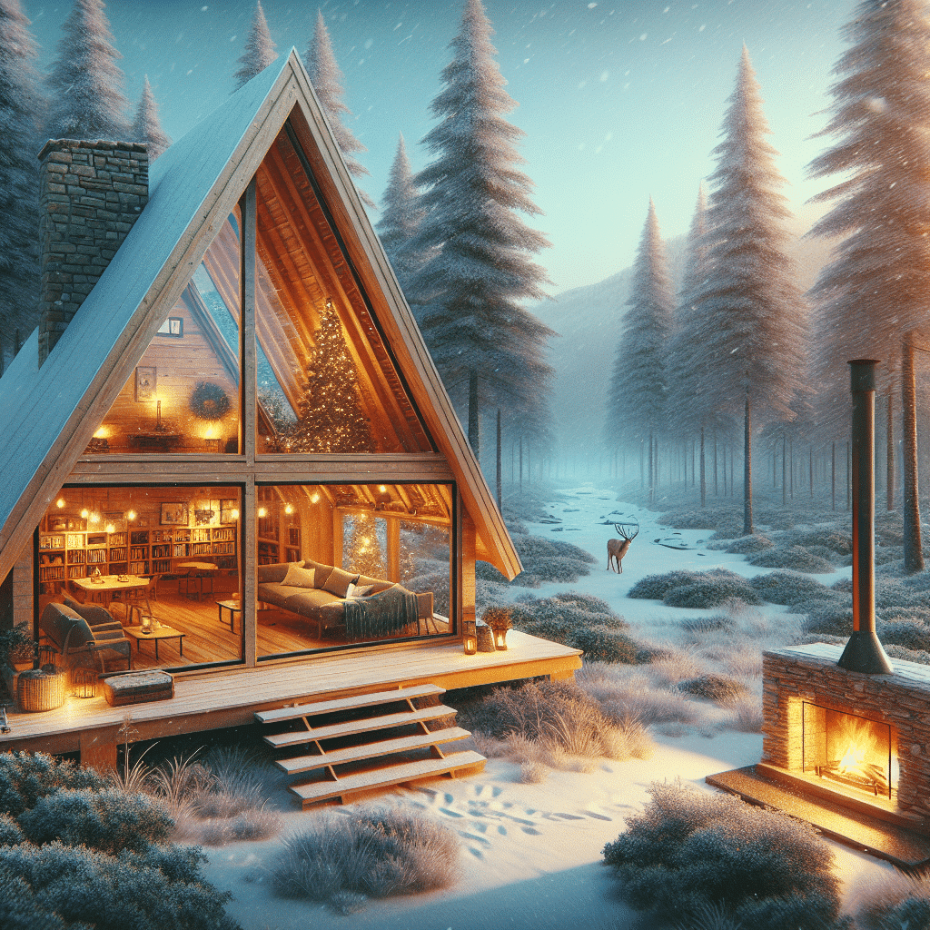 Hygge y Confort: La Magia Acogedora de una Cabaña A-Frame
