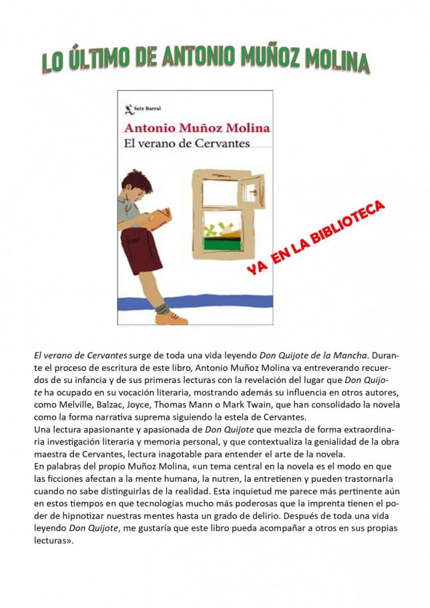 Últimas novedades de Antonio Muñoz Molina