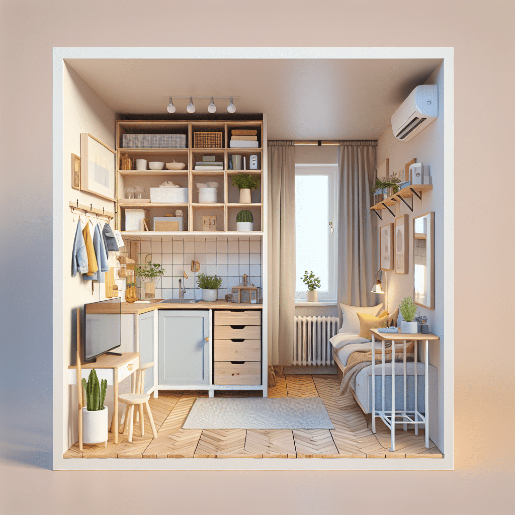 Acogedor Minipiso Escandinavo en Estocolmo: Estilo y Alegría en Espacios Pequeños