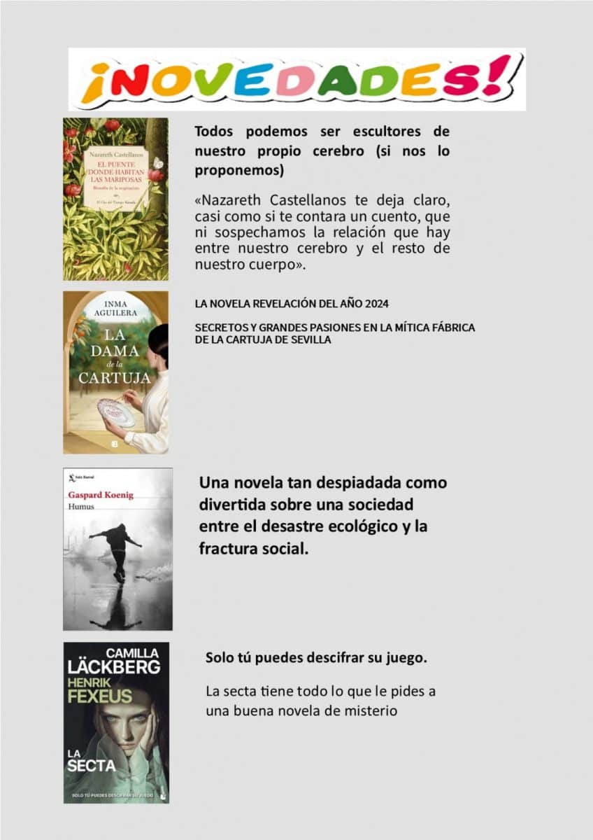 Nuevas Adquisiciones para Público Adulto