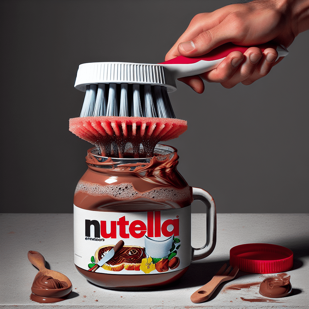 Convierte un Tarro de Nutella en un Innovador Dispensador de Jabón para Platos